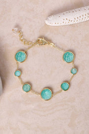 Amazonite Station Bracelet - GF