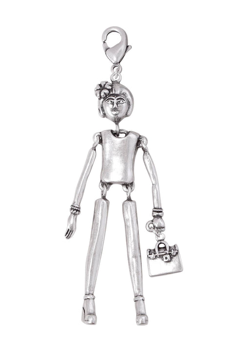 Jennifer Moveable Doll Charm Pendant - SF