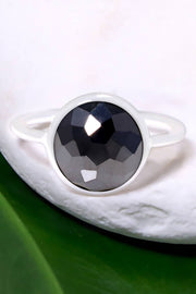 Hematite Round Ring - SF