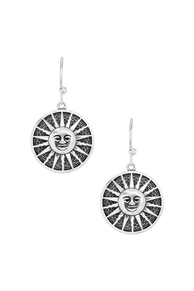 Aztec Sun Drop Earrings - SF