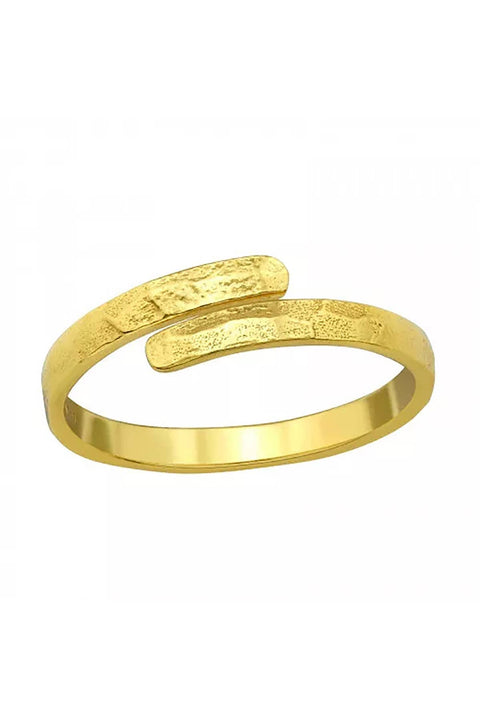 Sterling Silver Vermeil Open Band Ring - VM