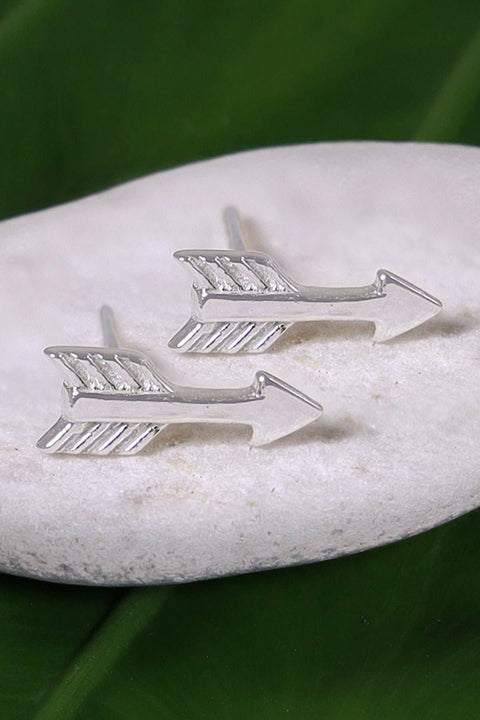 Sterling Silver Arrow Post Earrings - SS