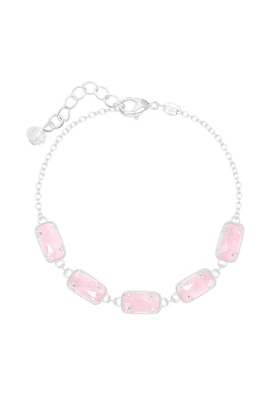 Rose Quartz Link Bracelet - SF