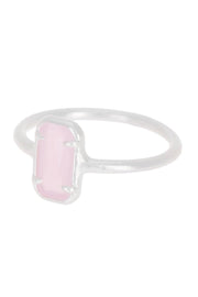 Rose Crystal Small Cab Ring - SF