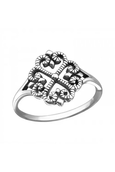 Sterling Silver Fleur Ring - SS