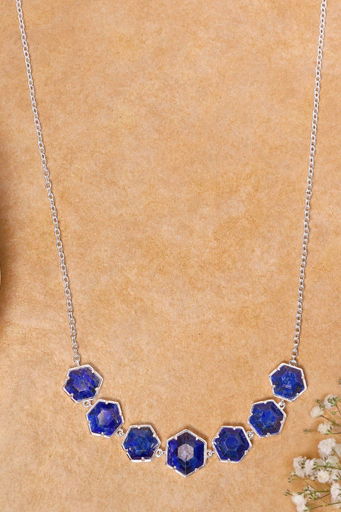 Lapis Statement Necklace - SF