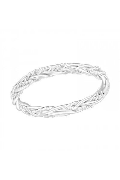 Sterling Silver Braided Ring - SS