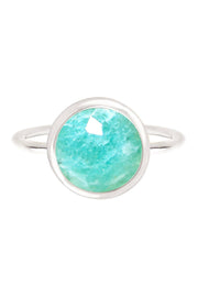 Amazonite Round Ring - SF