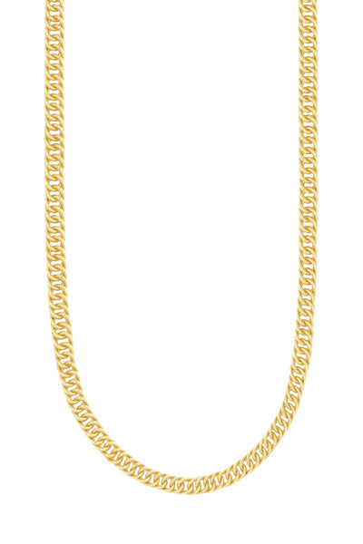 14k Gold Plated 1.5mm Curb Chain - GP