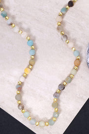 Amazonite Chakra Necklace - GF