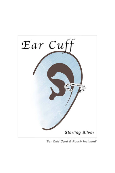 Sterling Silver Twist Ear Cuff - SS