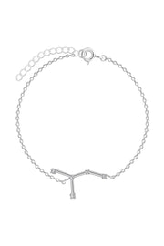 Sterling Silver Cancer Constellation Bracelet - SS