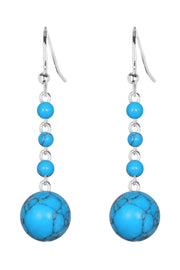 Turquoise Mesa Dangle Earrings - SF