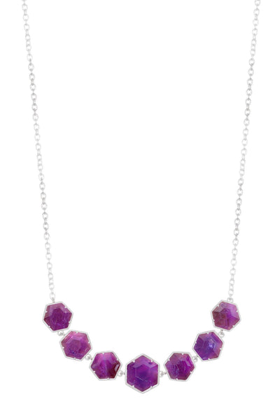 Amethyst Statement Necklace - SF