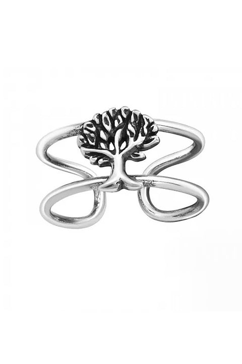 Sterling Silver Tree Ear Cuff - SS