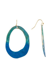 Natural Patina Freeform Earrings - BR