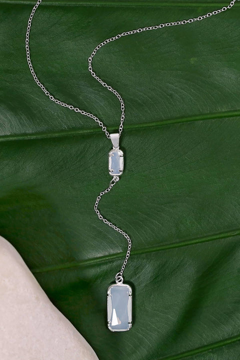 Moonstone Crystal Rachel Y Necklace - SF