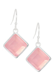 Rose Quartz Rachel Drop Earrings - SF