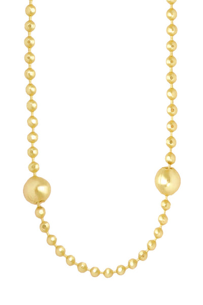 14k Gold Plated 1mm Bead Chain - GP