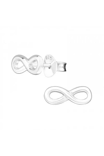 Sterling Silver Infinity Ear Studs - SS