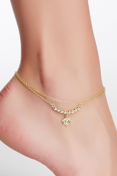 Lotus Blossom Anklet - GF