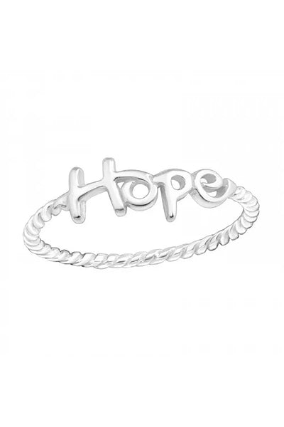 Sterling Silver "Hope" Ring - SS