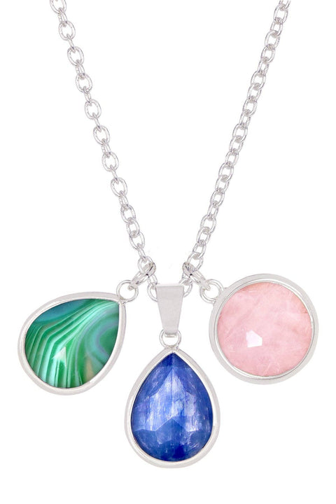 Mixed Gemstone Selena Necklace - SF