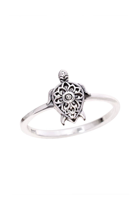 Sterling Silver Sea Turtle Ring - SS