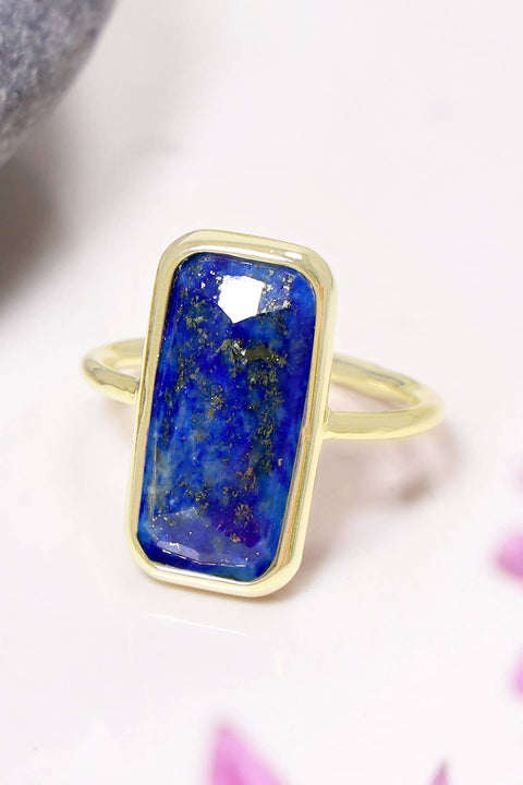 Lapis Rectangle Ring - GF