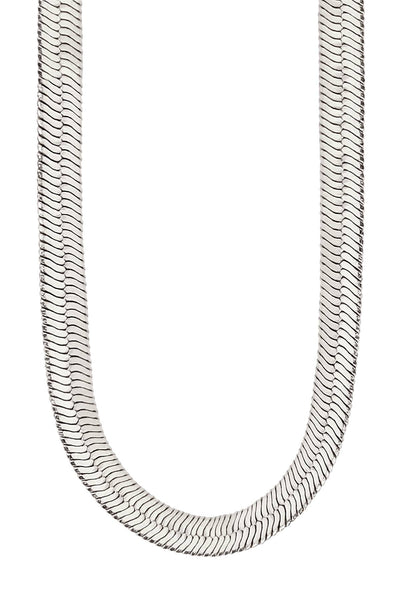 Silver Plated 3mm Magic Herringbone Chain - SP