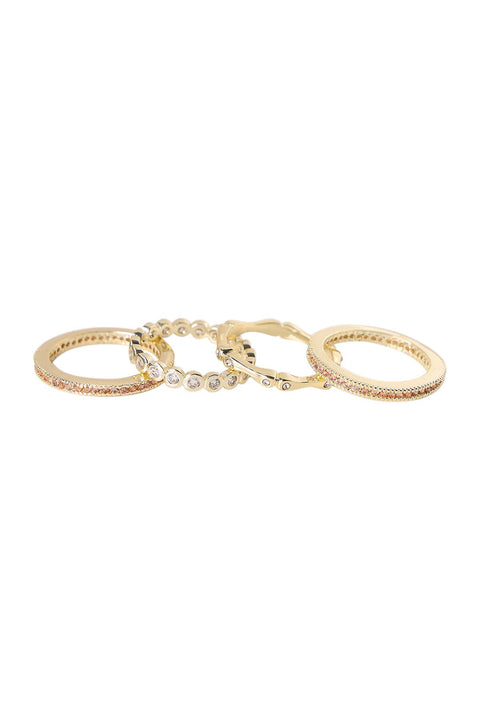 CZ Stack Ring Set - GF