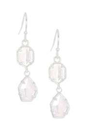 Moonstone Crystal Victoria Earrings - SF