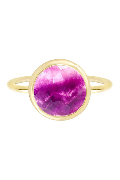 Amethyst Lollipop Ring - GF