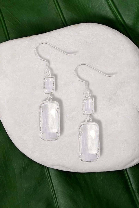 Moonstone Crystal Kasey Earrings - SF