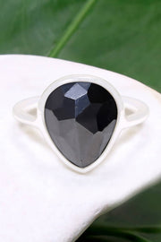 Hematite Teardrop Ring - SF