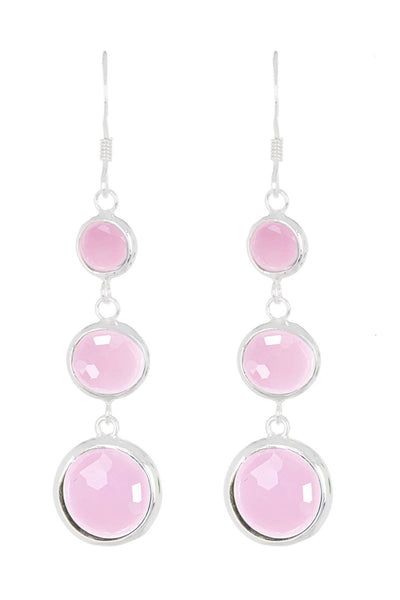 Rose Crystal Stephanie Earrings - SF