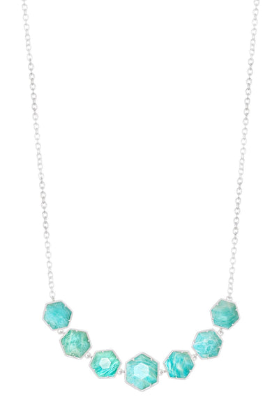 Amazonite Statement Necklace - SF