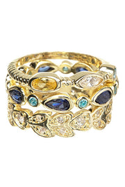 CZ Stack Ring Set - GF