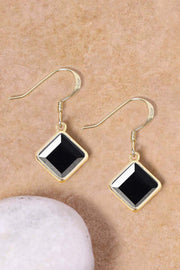 Hematite Rachel Drop Earrings - GF