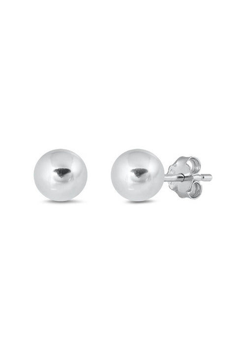 Sterling Silver 7mm Round Post Earrings - SS