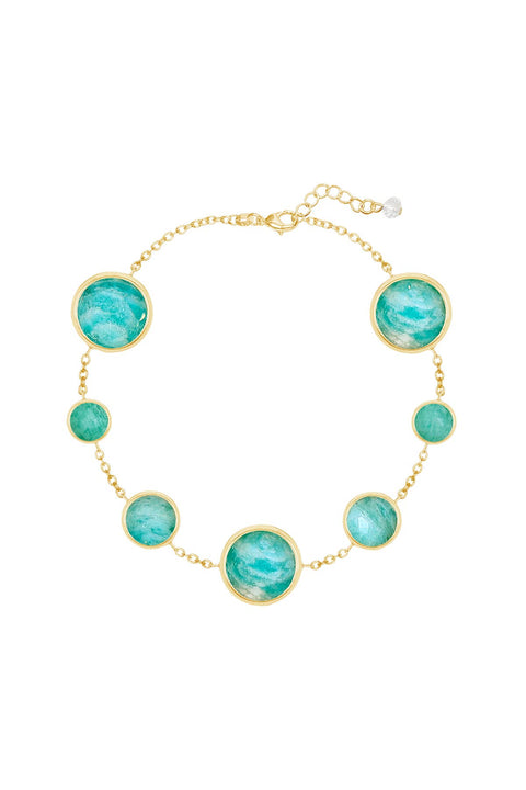 Amazonite Station Bracelet - GF