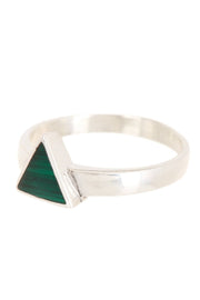 Malachite Triangle Ring - SF