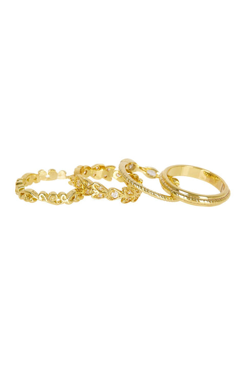 CZ Stack Ring Set - GF