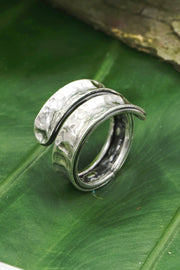 Hand Struck Wrap Around Ring - SF