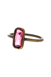 Raspberry Crystal Mon Petit Amor Ring - BR