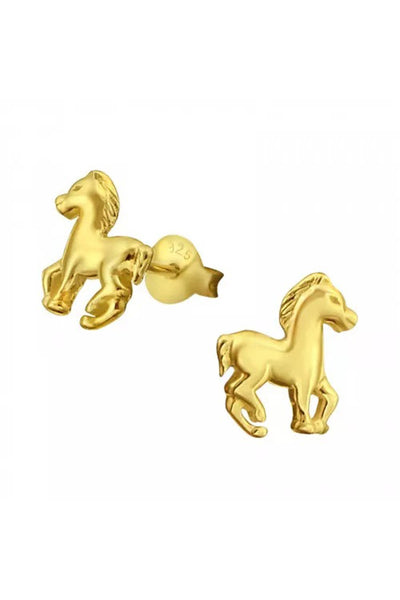 Sterling Silver Horse Ear Studs - VM