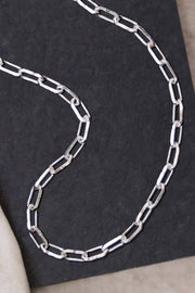 Silver Plated 2.5mm Open Cable Chain - SP