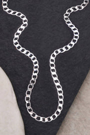 Silver Plated 2mm Curb Chain - SP