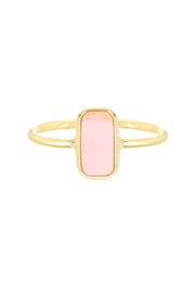 Rose Quartz Mon Petit Amor Ring - GF