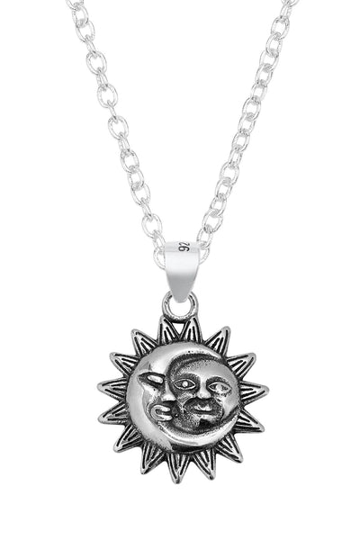 Sun & Moon Pendant Necklace - SF